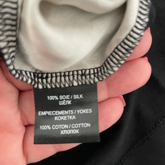 Barbara Bui silk printed long sleeve top - Picture 8 of 8